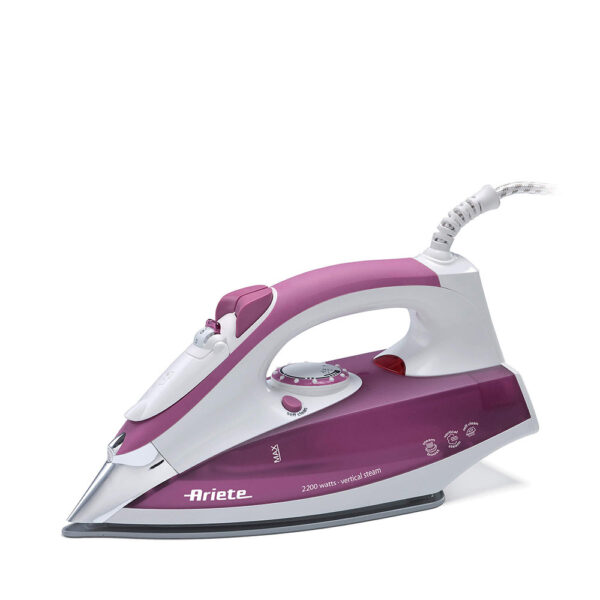 Ferro da stiro ARIETE Piastra acciaio inox 2200 Watt colore Rosa cod: ARI6215