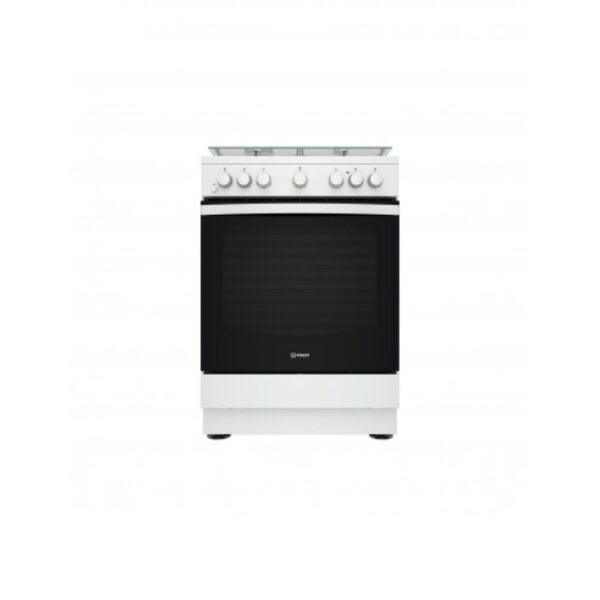 Cucina INDESIT 4 Fuochi Forno Elettrico ventilato grill 60x60 Bianca IS67G4PHW/E