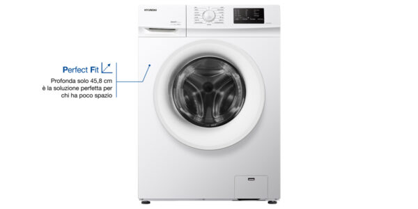 Lavatrice HYU Standard 6 Kg Classe E centrifuga 1000 giri cod: LBHN-6HIS10S