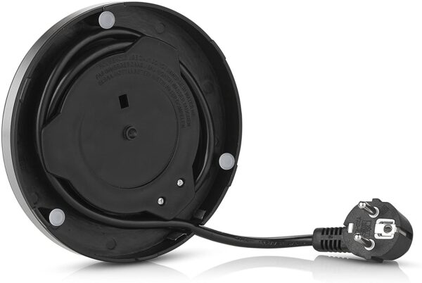 Bollitore TRISTAR 1,7 Litri potenza 2200W colore Acciao inox/nero cod: WK-3373 - immagine 3