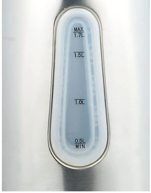 Bollitore TRISTAR 1,7 Litri potenza 2200W colore Acciao inox/nero cod: WK-3373 - immagine 5