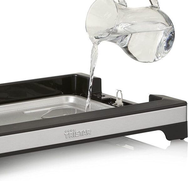Piastra Elettrica da tavolo TRISTAR , Alluminio pressofuso cod: BP-2781 - immagine 5