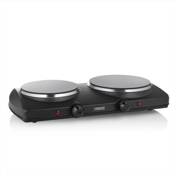 Piastra elettrica PRINCESS Double Ceramic Hot 2000 W Nera cod: 303021 - immagine 2