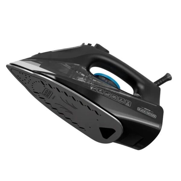 Ferro da stiro BLACK&DECKER Piastra in ceramica 2800 Watt colore Nero cod: BXIR2805E - immagine 2