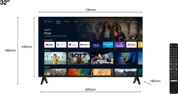 Smart Led Tv TCL 32" HD mod: 32S5400AF - immagine 2