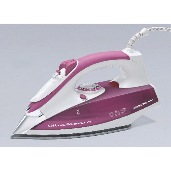 Ferro da stiro ARIETE Piastra acciaio inox 2200 Watt colore Rosa cod: ARI6215 - immagine 2
