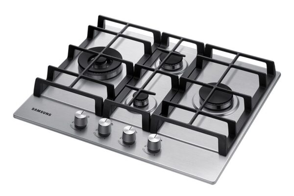 Piano Cottura SAMSUNG a gas 4 Fuochi 60 cm Colore Acciaio Inox/Ghisa cod: NA64H3031BS - immagine 2