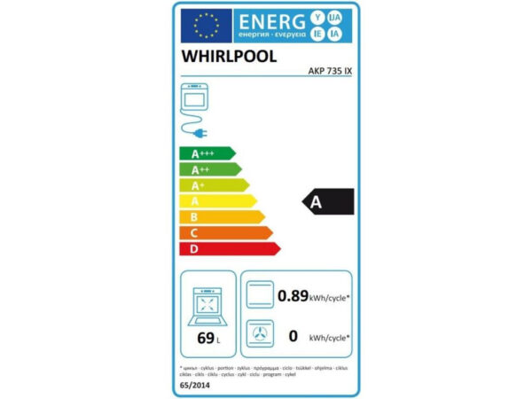 Forno WHIRLPOOL da Incasso 65Lt Multifunzione Inox AKP735 IX - immagine 3