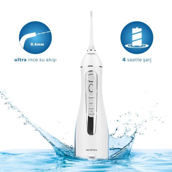 Idropulsore KUMTEL dentale e orale portatile a 3 testine cod: HDD-01 - immagine 4