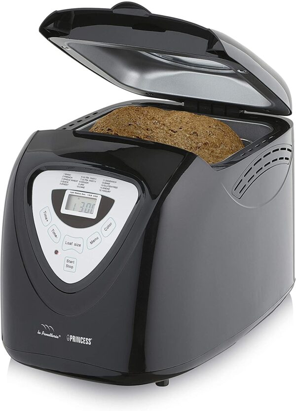 Macchina per il pane PRINCESS capienza 0,9 kg 15 programmi Cod. 152009 - immagine 2