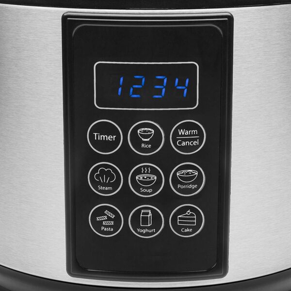 Cuoci Riso TRISTAR Multicooker 1,5 LT, potenza 500W colore Acciaio Inox cod: RK-6132 - immagine 3