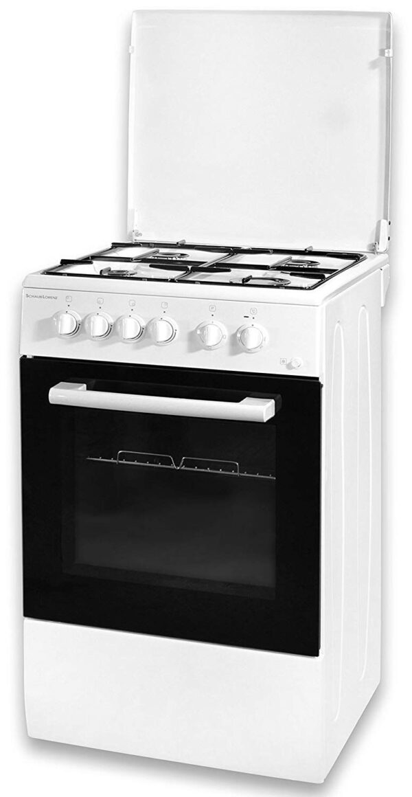 Cucina SCHAUB LORENZ 4 Fuochi a Gas - Forno elettrico - 50 x 50 cm Colore Bianco cod: SS450EW