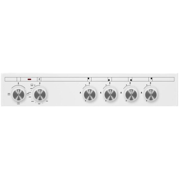 Cucina SCHAUB LORENZ 4 Fuochi a Gas Forno Gas ventilato 60x60 Bianco SS461GVEW - immagine 2