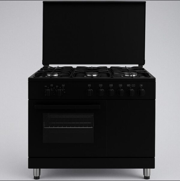 Cucina STAYLUX 90X60 Forno elettrico 60cm porta bombola 696-S50F BLACK