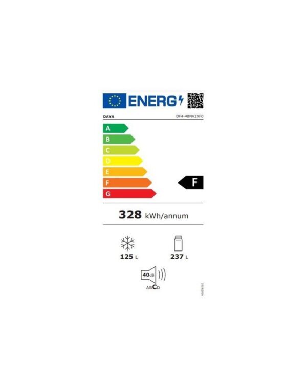 Frigorifero DAYA 4 Porte Multi Flow Total No Frost Classe F Capacità Netta 362 Litri Colore Inox cod: DF4-48NV3XF0 - immagine 7