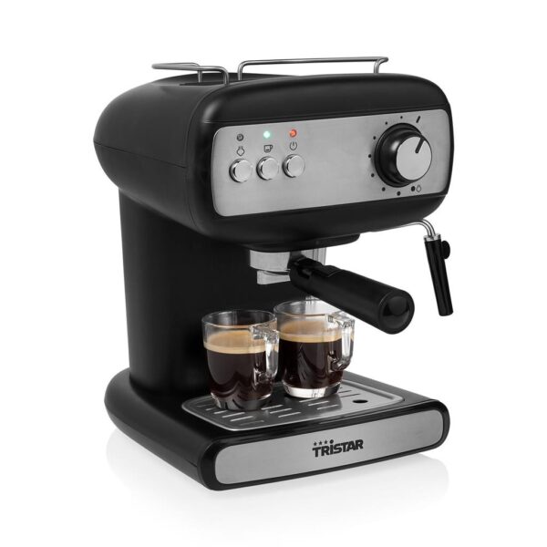 Macchina caffè Espresso TRISTAR 850 W, 1.2 Litri, Acciaio Inossidabile cod: CM-2276 - immagine 2