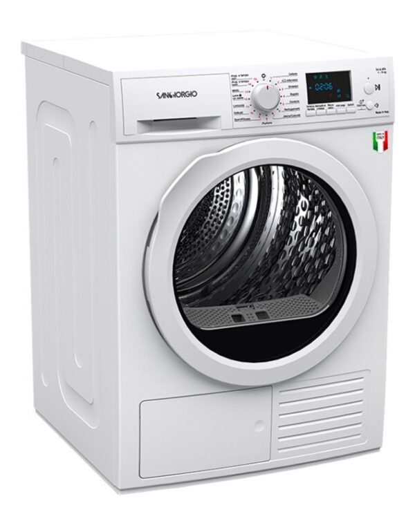 Asciugatrice SANGIORGIO Standard 8 Kg Pompa di calore Inverter SDR8I - immagine 2