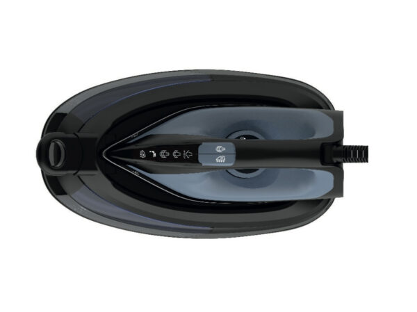 Ferro da stiro KUMTEL con caldaia 1.5 lt 2400 W colore Nero/azzurro Cod: HSS-01 - immagine 2
