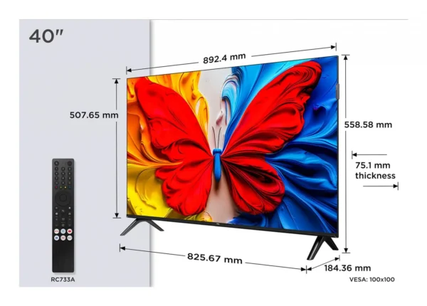 Smart Led Tv TCL 40" FHD QLED mod: 40S59K - immagine 2
